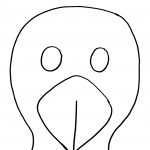 Blank Face Coloring Page Getcoloringpages Mask Templates   Animal Face Masks Printable Free