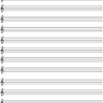 Blank Music Staff Paper Pdf   Free Printable Blank Music Staff Paper