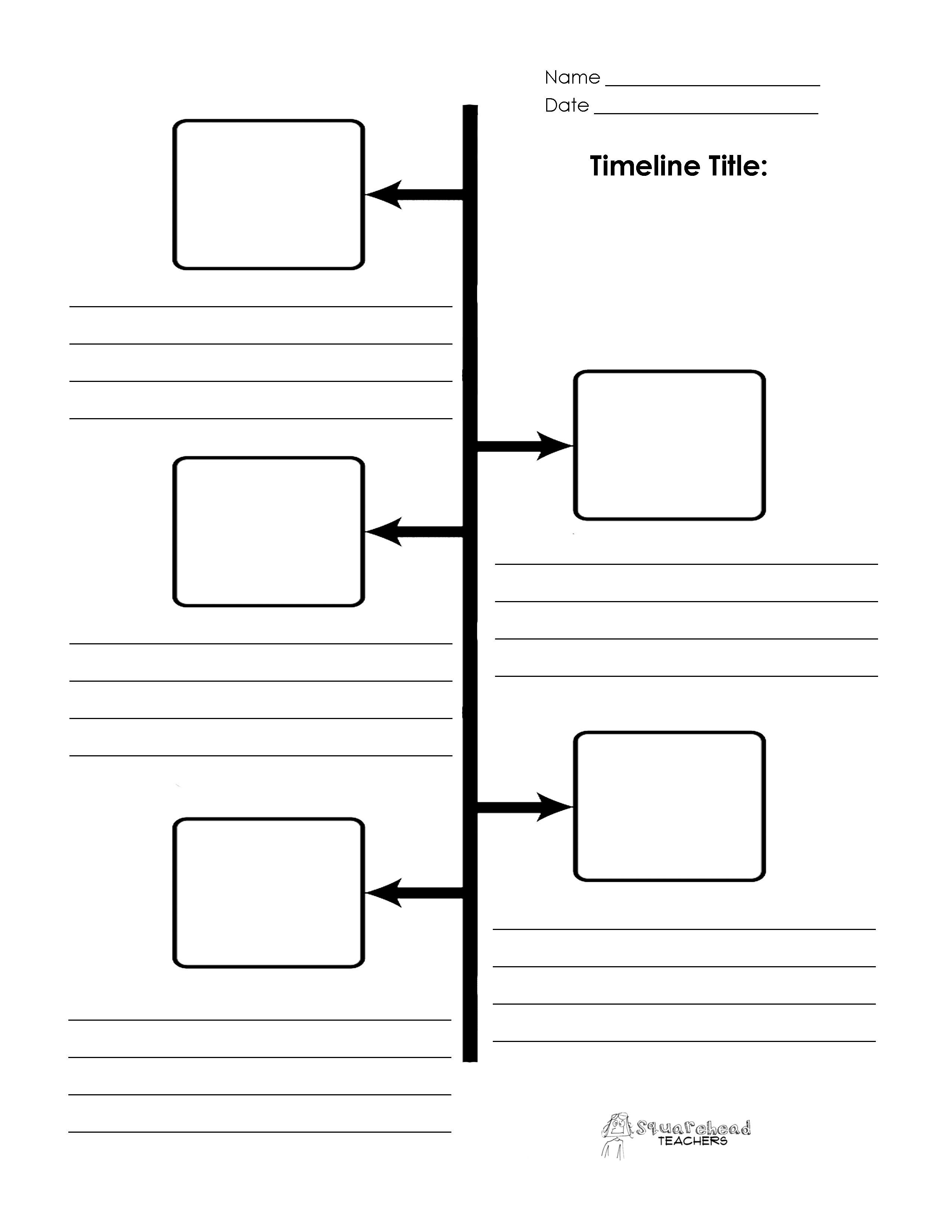 Blank Printable Timeline | Online Calendar Templates - Free Timeline Creator Printable