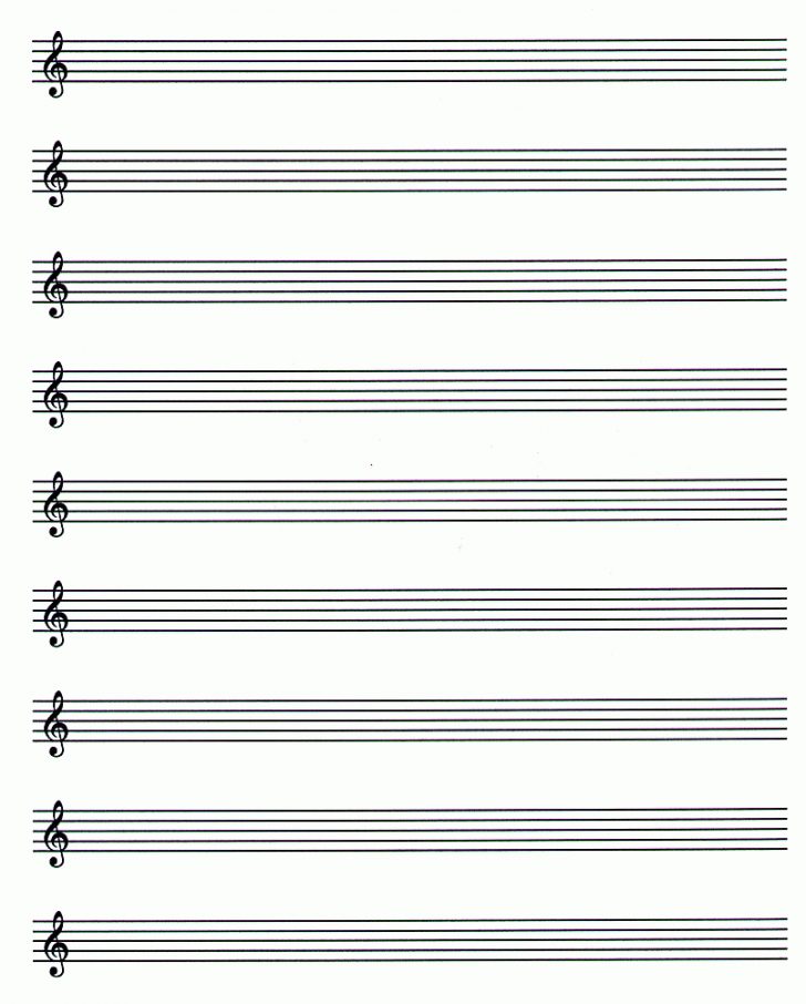 free printable music manuscript paper