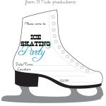 Bnute Productions: Free Printable Ice Skating Party Invitation   Free Printable Skateboard Birthday Party Invitations
