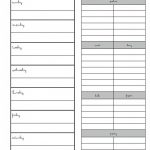 Bonus Free Printable One Week Meal Planner With Grocery List   Month   Free Printable Grocery List And Meal Planner