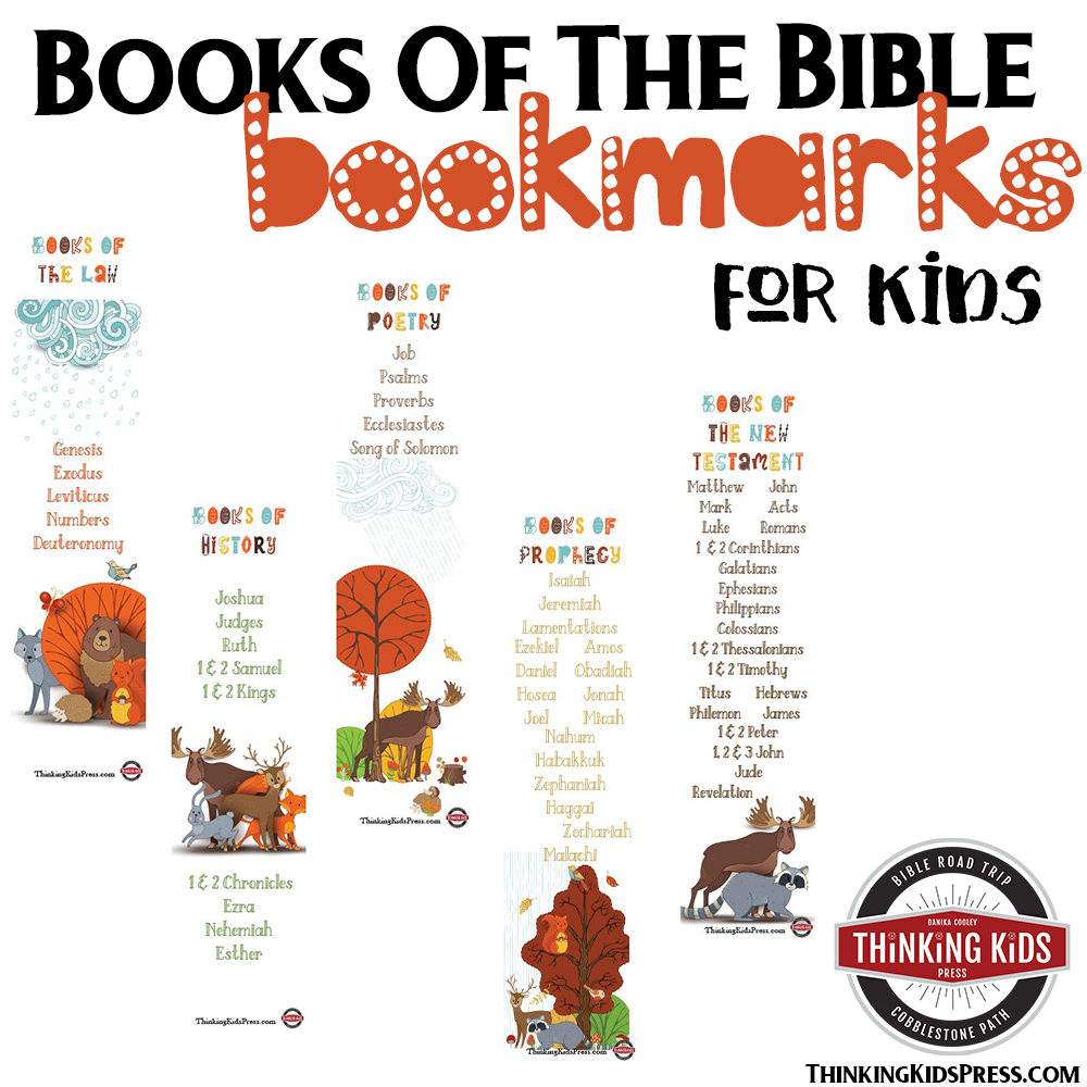 Books Of The Bible Bookmarks - Thinking Kids - Books Of The Bible Bookmark Printable Free