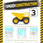 Boss Rd Birthday Invite Construction Party Best Construction   Free Printable Construction Birthday Invitation Templates