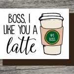 Boss's Day Card Bosses Day Card Printable Card Boss | Etsy   Boss Day Cards Free Printable