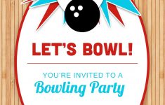Bowling Party – Free Printable Birthday Invitation Template – Free Printable Bowling Birthday Party Invitations