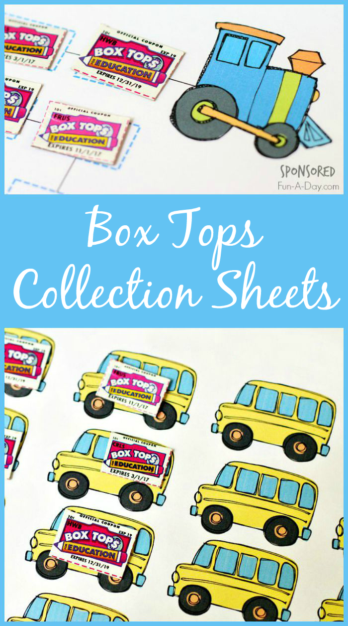 Box Tops For Education Collection Sheets - Free Printable Box Tops For Education