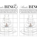 Bridal Shower Bingo (Free Printable) | Weddings  Love It   Free Printable Bridal Shower Blank Bingo Games