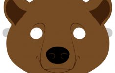 Brown Bear Mask Template | Free Printable Papercraft Templates In – Free Printable Bear Mask