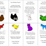 Brown Bear: One Sheet Printable Mini Book | Free Printables For Kids   Free Printable Abc Mini Books