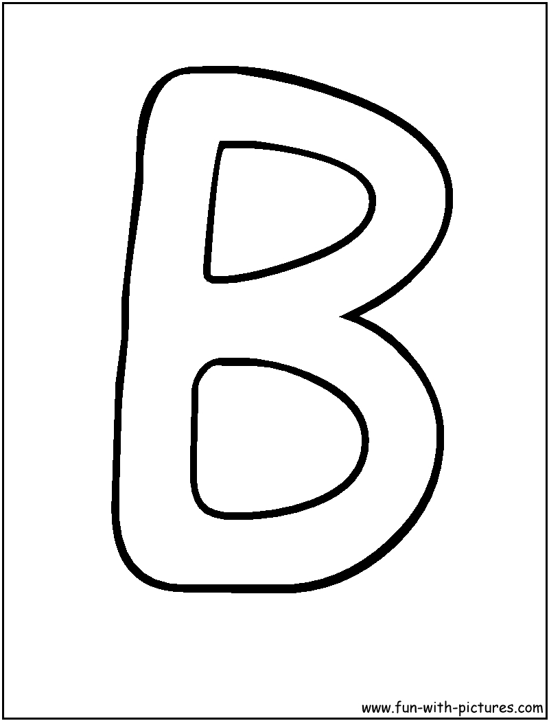 Bubble Letters B Coloring Page | Alphabet | Pinterest | Bubble - Free Printable Bubble Letters