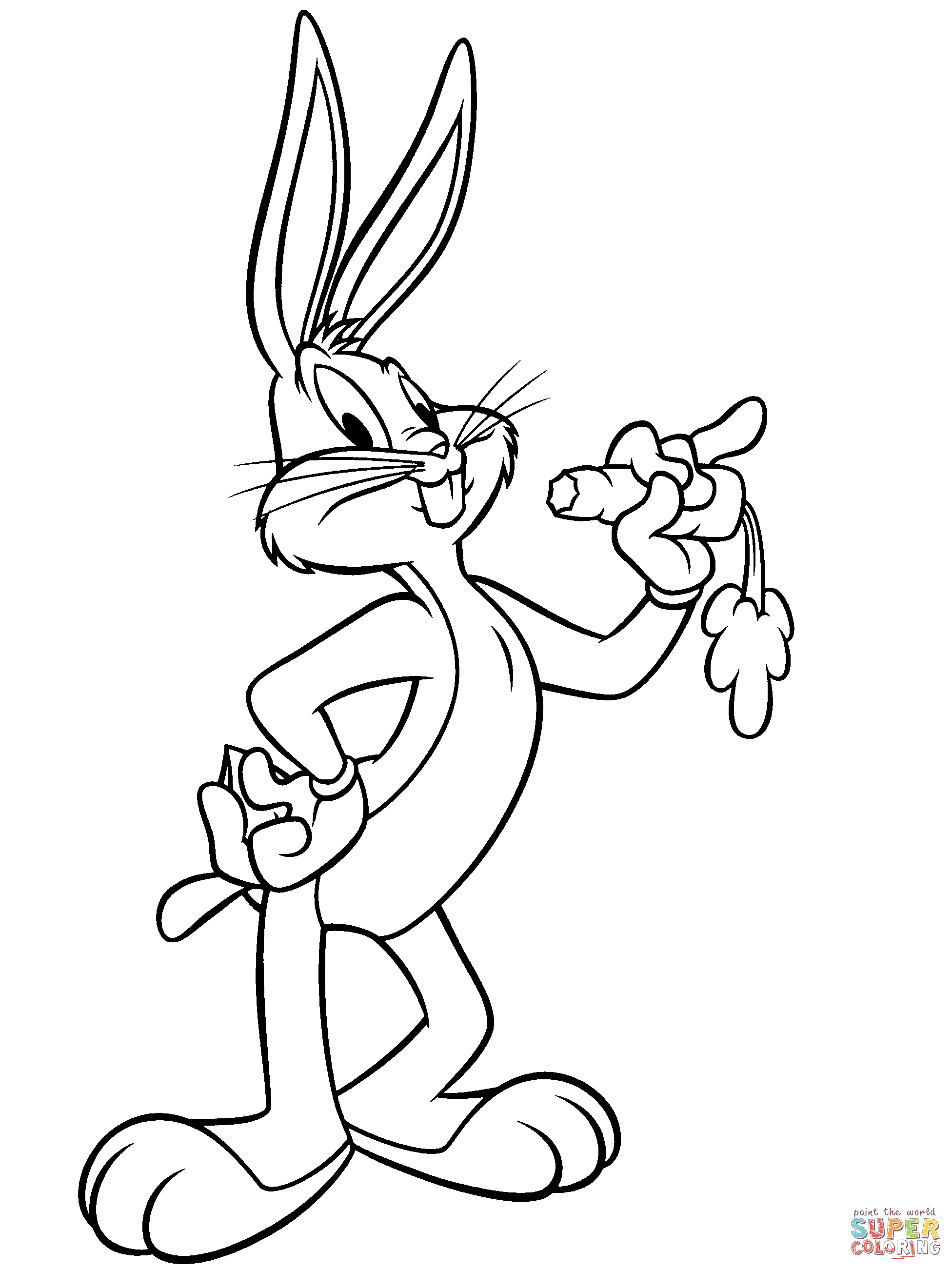 Bugs Bunny Coloring Pages | Free Coloring Pages - Free Printable Bugs Bunny Coloring Pages