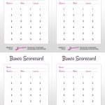 Bunco Score Sheet Template Free Download   Free Printable Bunco Score Sheets