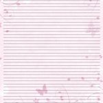 Butterfly Free Printable Lined Stationery   20.18.hus Noorderpad.de •   Free Printable Stationery Writing Paper