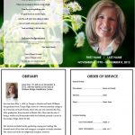 Butterfly Memorial Program | Memorials | Funeral Memorial, Memorial   Free Printable Funeral Programs