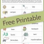 Camping Charades Game For Kids   Free Printable   Growing Play   Free Printable Charades Cards