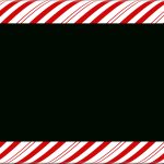 Candy Cane Christmas Borders And Frames | Digital Frames & Borders   Free Candy Cane Template Printable