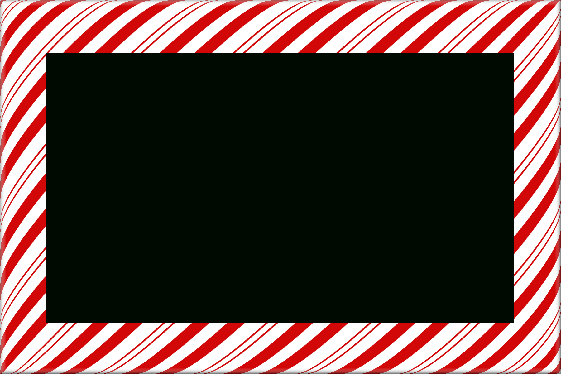 Candy Cane Christmas Borders And Frames | Digital Frames &amp;amp; Borders - Free Candy Cane Template Printable