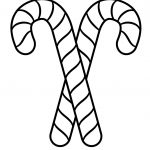 Candy Cane Outline   Homesecurityla   Free Candy Cane Template Printable