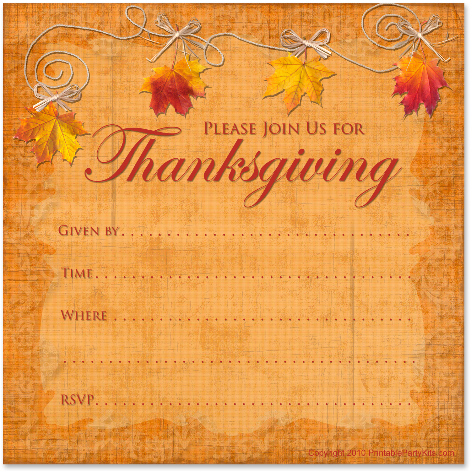 Can&amp;#039;t Find Substitution For Tag [Post.body]--&amp;gt; Printable - Free Printable Thanksgiving Invitations