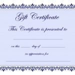 Certificate Templates | Gift Certificate Template Free   Pdf   Free Printable Tattoo Gift Certificates