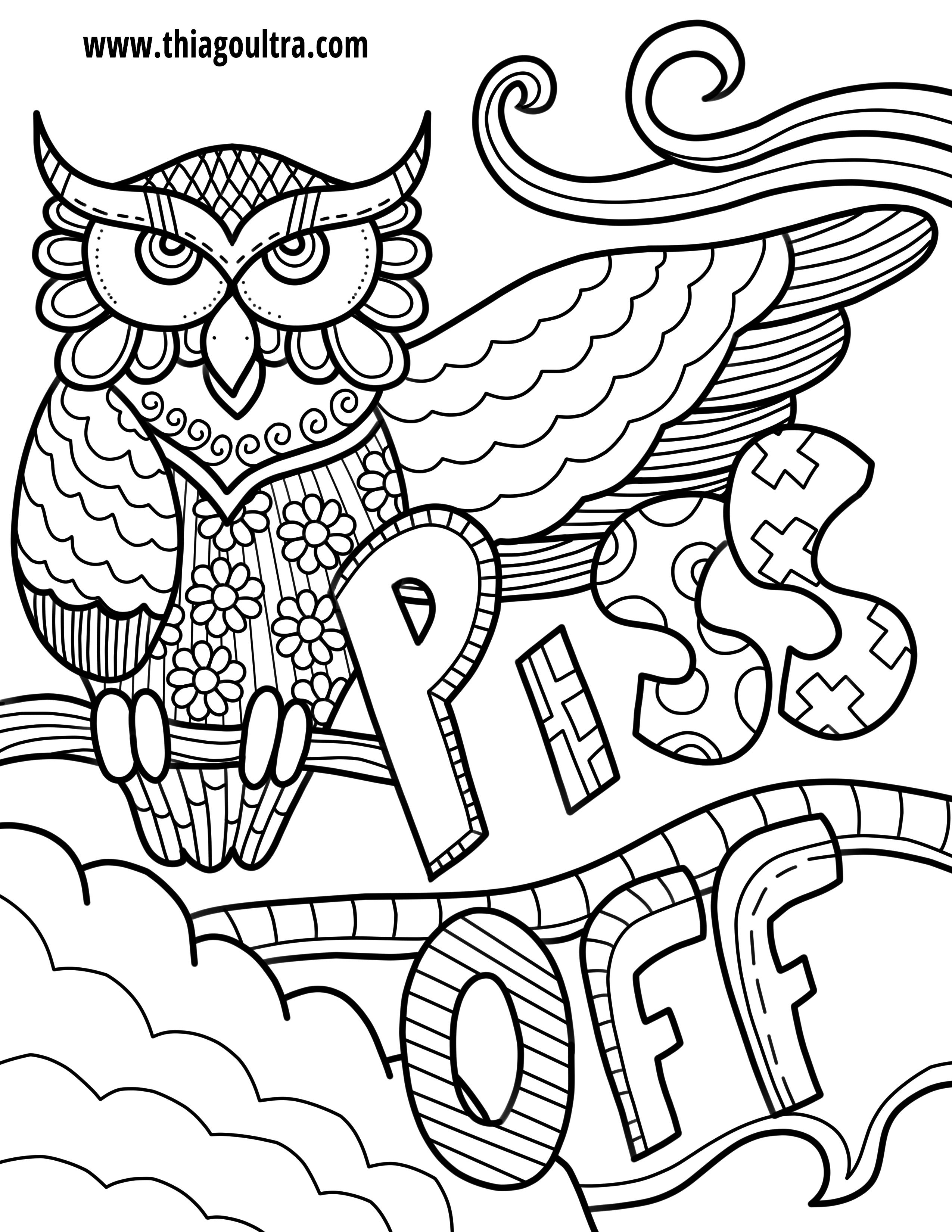 Challenge Free Printable Coloring Pages For Adults Only Swear Words - Free Printable Coloring Pages For Adults Only