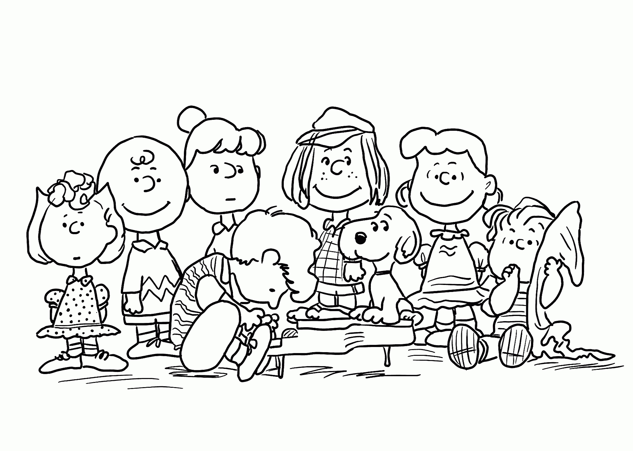 Charlie Brown And Friends Coloring Pages For Kids, Printable Free - Free Printable Charlie Brown Halloween Coloring Pages
