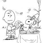 Charlie Brown Thanksgiving Coloring Page From Peanuts Category   Free Printable Charlie Brown Halloween Coloring Pages