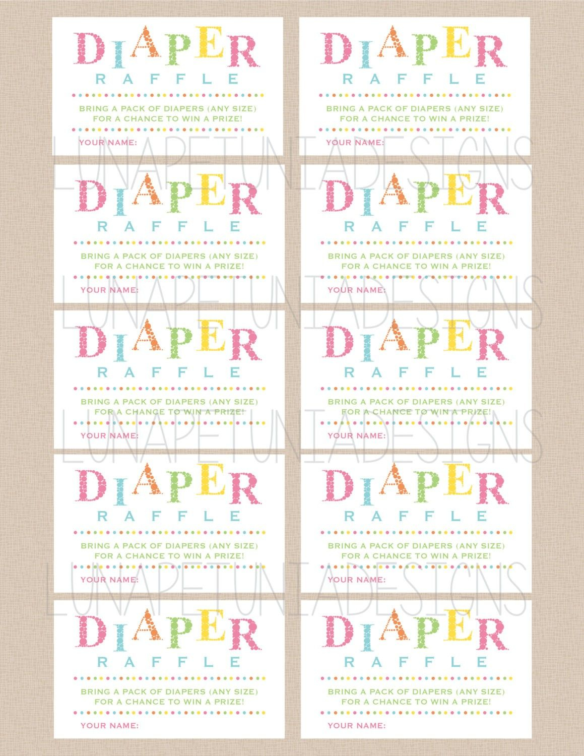 Charming Decoration Printable Diaper Raffle Tickets For Baby Boy - Free Printable Baby Shower Diaper Raffle Tickets