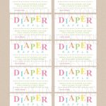 Charming Decoration Printable Diaper Raffle Tickets For Baby Boy   Free Printable Diaper Raffle Tickets