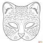 Cheetah Mask | Super Coloring … | Karneval | Pinte…   Animal Face Masks Printable Free