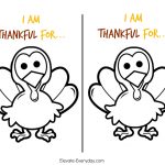Children's Thanksgiving Activity | Thankful Turkeys   Elevate Everyday   Free Turkey Cut Out Printable