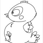 Chocolate Baby Chick Coloring Pages   Hellokids   Free Printable Easter Baby Chick Coloring Pages