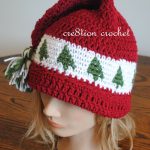 Christmas Cap Crochet Pattern Trees Go Round | Free Baby Crochet   Free Printable Santa Hat Patterns