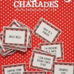 Christmas Charades Game And Free Printable Roundup!   A Girl And A   Christmas Song Lyrics Game Free Printable