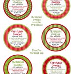 Christmas Cookies In A Jar | Recipe | Canning | Pinterest   Free Printable Jar Labels Christmas