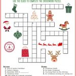 Christmas Crossword Puzzle Printable   Thrifty Momma's Tips | Aj   Free Printable Christmas Crossword Puzzles For Adults
