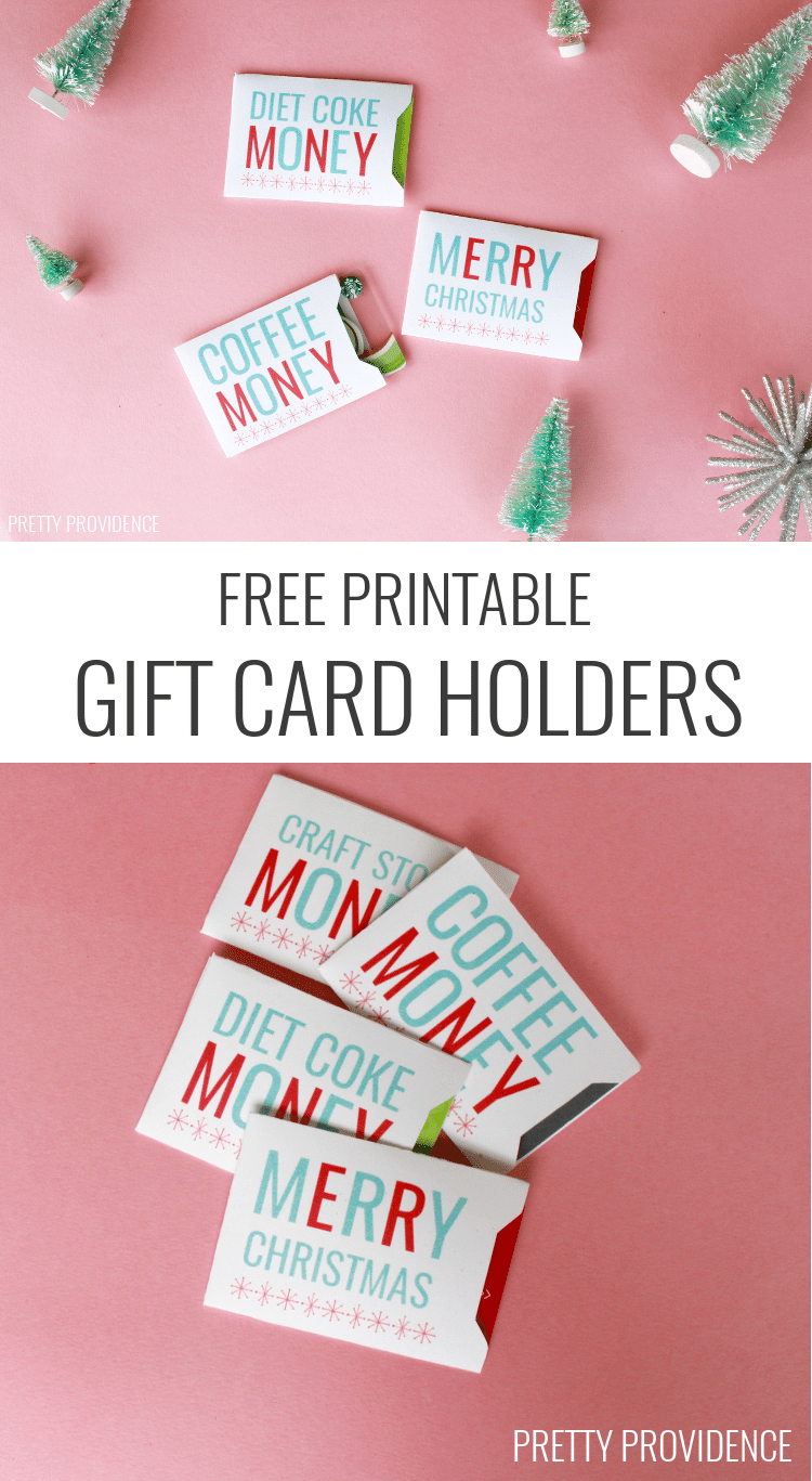 Christmas Gift Card Sleeves - Free Printable! - Free Printable Christmas Gift Cards