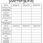 Christmas Scattergories | Christmas Party Games | Christmas   Free Printable Christmas Games For Adults