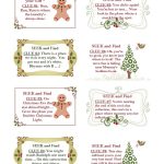 Christmas Scavenger Hunt Clues (For The Younger One)Some Good For   Free Printable Christmas Treasure Hunt Clues