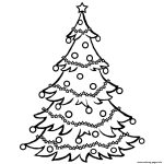 Christmas Tree Free Coloring Pages Printable   Free Printable Christmas Tree Images
