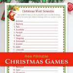 Christmas Word Scramble (Free Printable)   Flanders Family Homelife   Christmas Song Scramble Free Printable