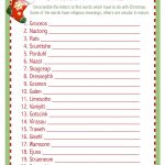 Christmas Word Scramble (Free Printable)   Flanders Family Homelife   Free Printable Christmas Puzzles And Games