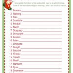 Christmas Word Scramble (Free Printable)   Flanders Family Homelife   Free Printable Word Games