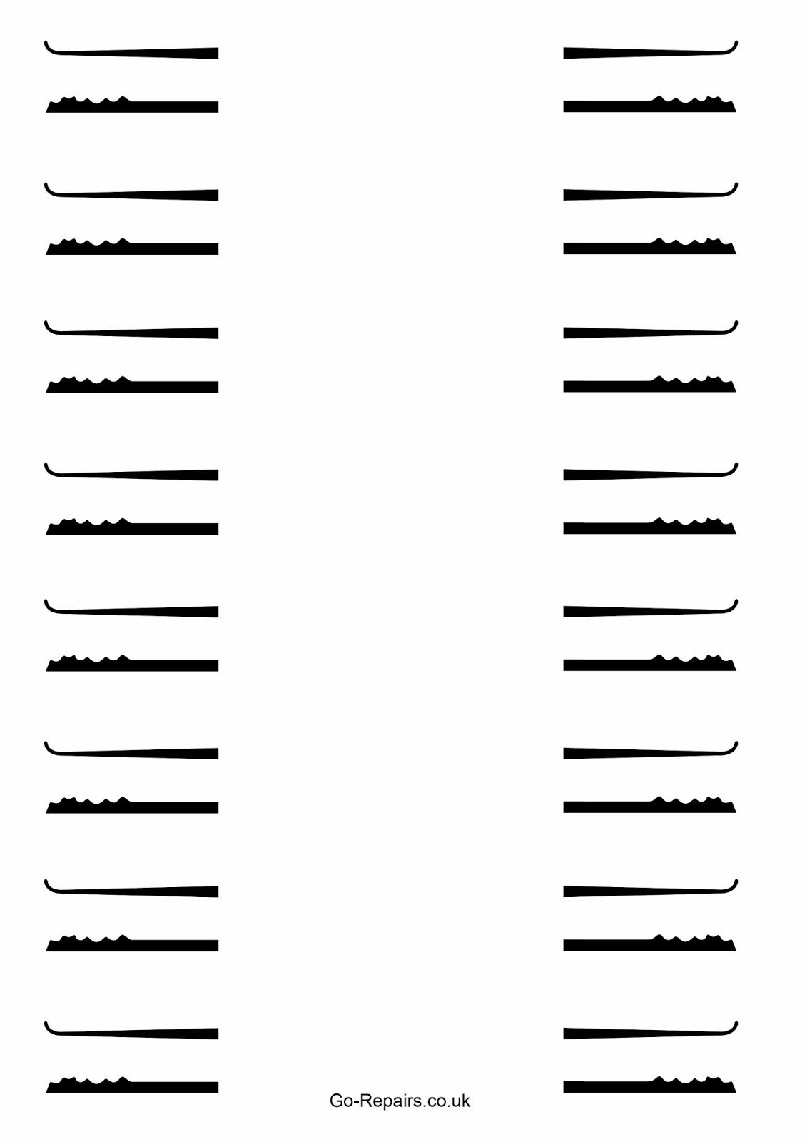 Cia Lock Pick Templates Printable | Www.topsimages - Free Printable Lock Pick Templates