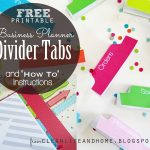 Clean Life And Home: Free Printable: Divider Tabs Pages For Your   Free Printable Dividers