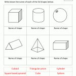 Collection Of Kindergarten Identifying Shapes Worksheets | Download   Free Printable Geometry Worksheets For 3Rd Grade