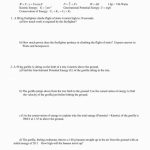 Collection Of Potential And Kinetic Energy Worksheet High School For   Free Printable Worksheets On Potential And Kinetic Energy