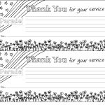 Color A Free Downloadable Veterans Day Thank You Note Or Make A Pipe   Veterans Day Free Printable Cards