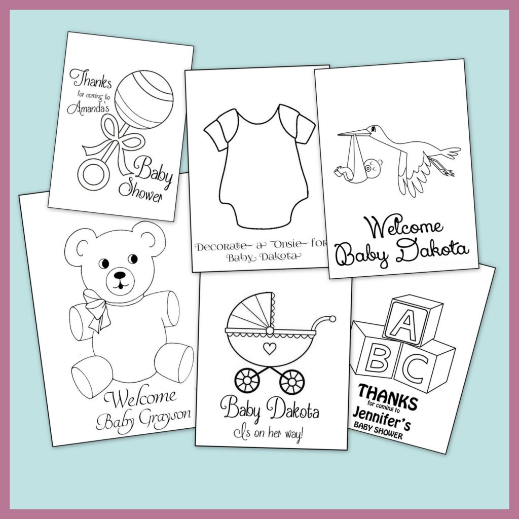 Coloring Pages ~ Baby Shower Coloring Pages Best Ofrsonalized Book - Free Printable Baby Shower Coloring Pages